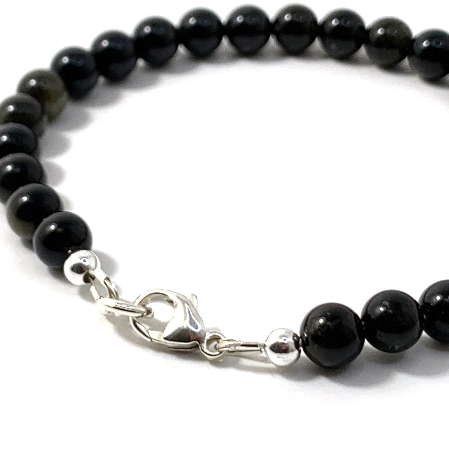 Golden Sheen Obsidian | Sterling Silver