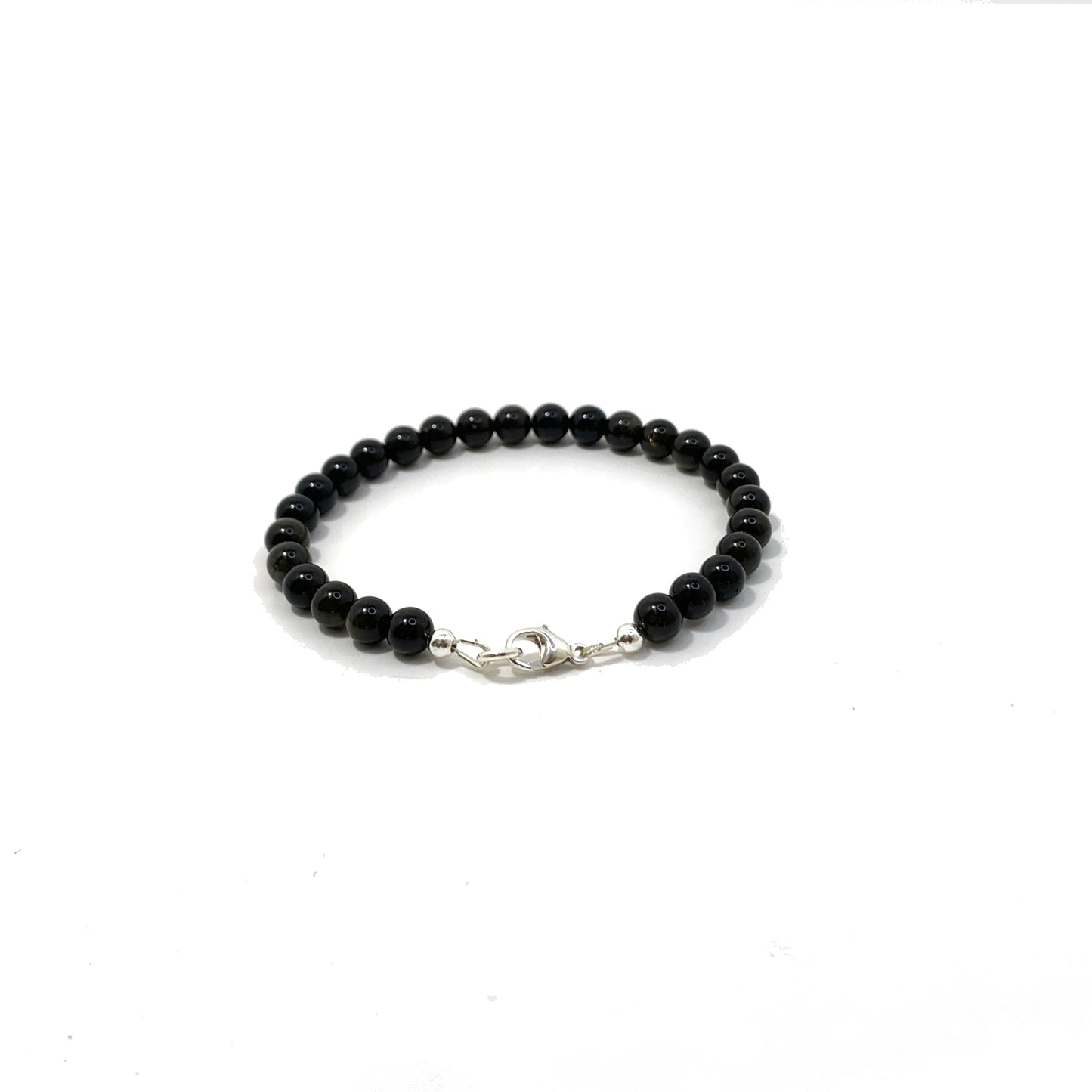 Golden Sheen Obsidian | Sterling Silver