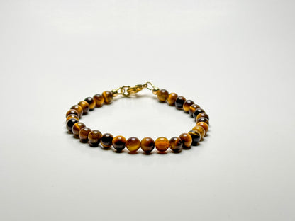 Tiger Eye Bracelet – Sterling Silver or 14k Gold