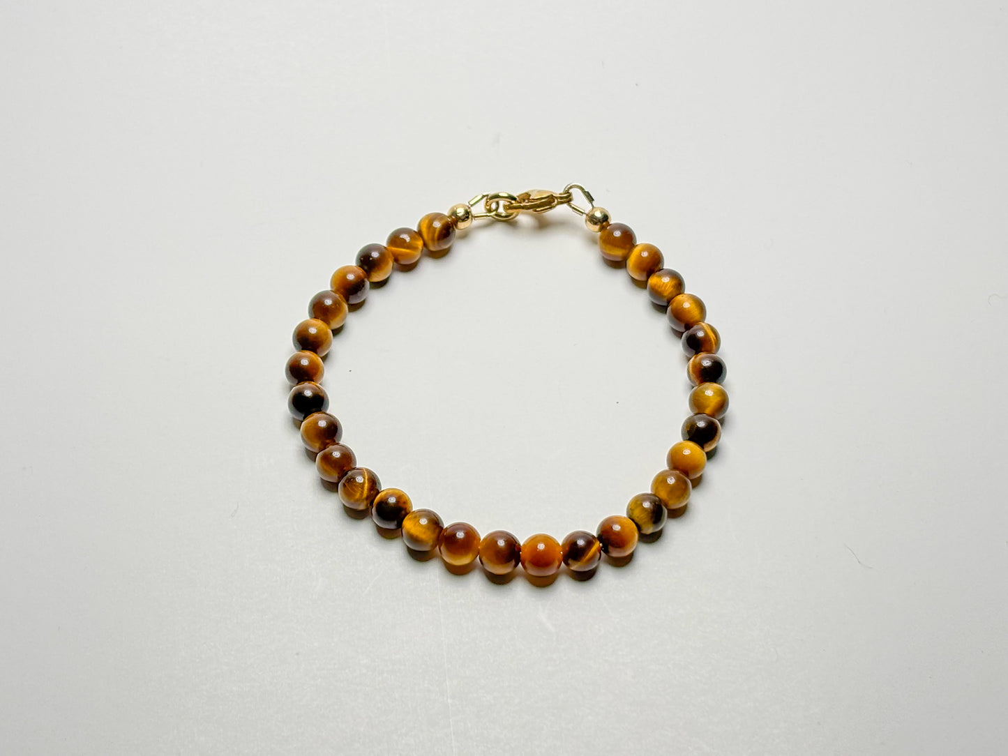 Tiger Eye Bracelet – Sterling Silver or 14k Gold