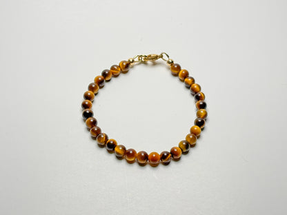 Tiger Eye Bracelet – Sterling Silver or 14k Gold